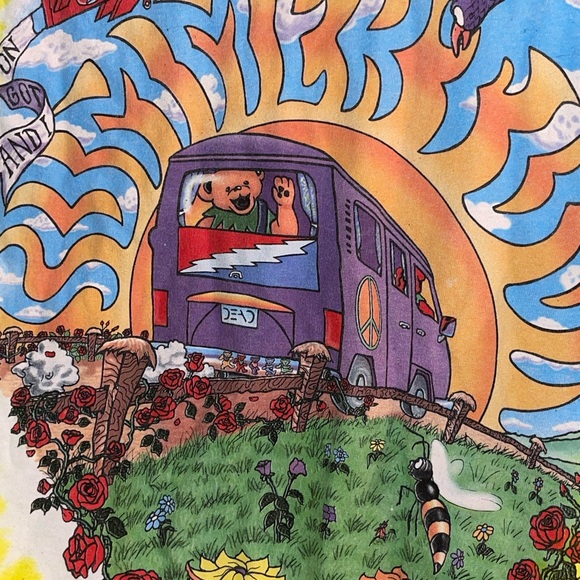 Grateful dead 1994 tour shirt tyedye; OG - Picture 4 of 12